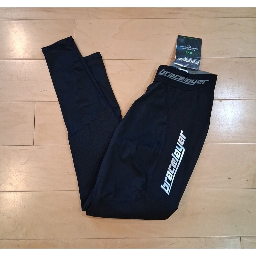 NWT BraceLayer KX1 Womens Large Full-Length Knee Stabilizing Compression Pants L